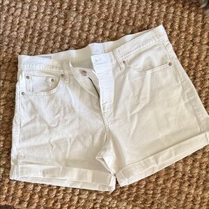 GAP Women's White Jean Shorts